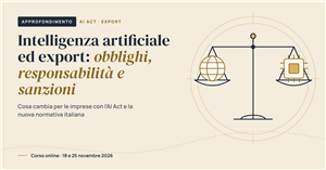 Aspetti legali e responsabilità nell’uso dell’Intelligenza Artificiale e IA per l’export